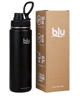 BLU Flip Lid Bottle - Black 18oz